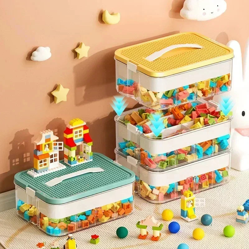 Lego Storage for kids Building Blocks Storage Boxes Adjustable Lego Or ...