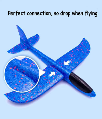 DIY Planes 37/48 CM Hand Throw Airplane EPP Foam Launch Fly Glider Model Aircraft Outdoor Fun Toys for Children Party Game Gifts