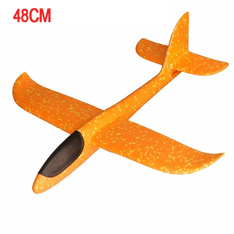 DIY Planes 37/48 CM Hand Throw Airplane EPP Foam Launch Fly Glider Model Aircraft Outdoor Fun Toys for Children Party Game Gifts