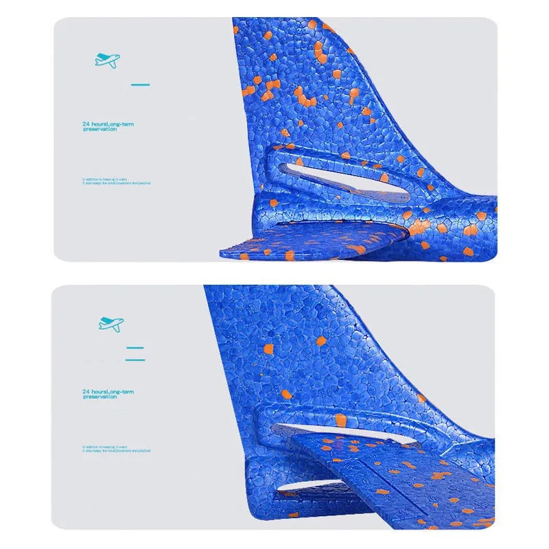 DIY Planes 37/48 CM Hand Throw Airplane EPP Foam Launch Fly Glider Model Aircraft Outdoor Fun Toys for Children Party Game Gifts