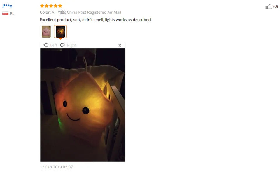 34CM Creative Toy Luminous Pillow Soft Stuffed Plush Glowing Colorful Stars Cushion Led Light Toys Gift For Kids Children Girls