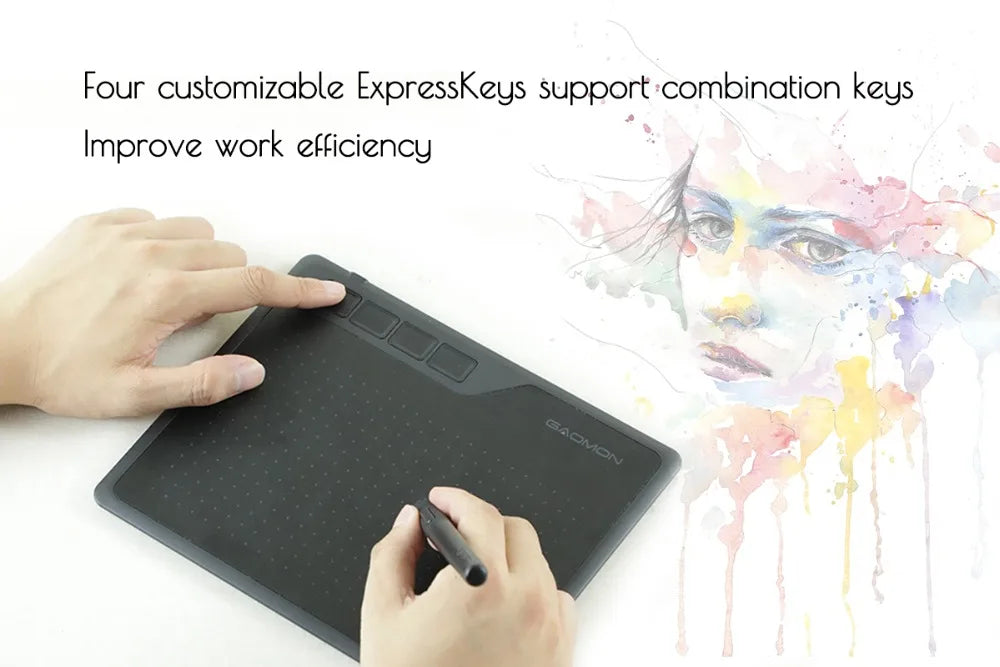 GAOMON S620 6.5x4 Inches Digital Pen Tablet For Drawing Design Android Phone Windows Mac OS System Compatible Graphics Tablet