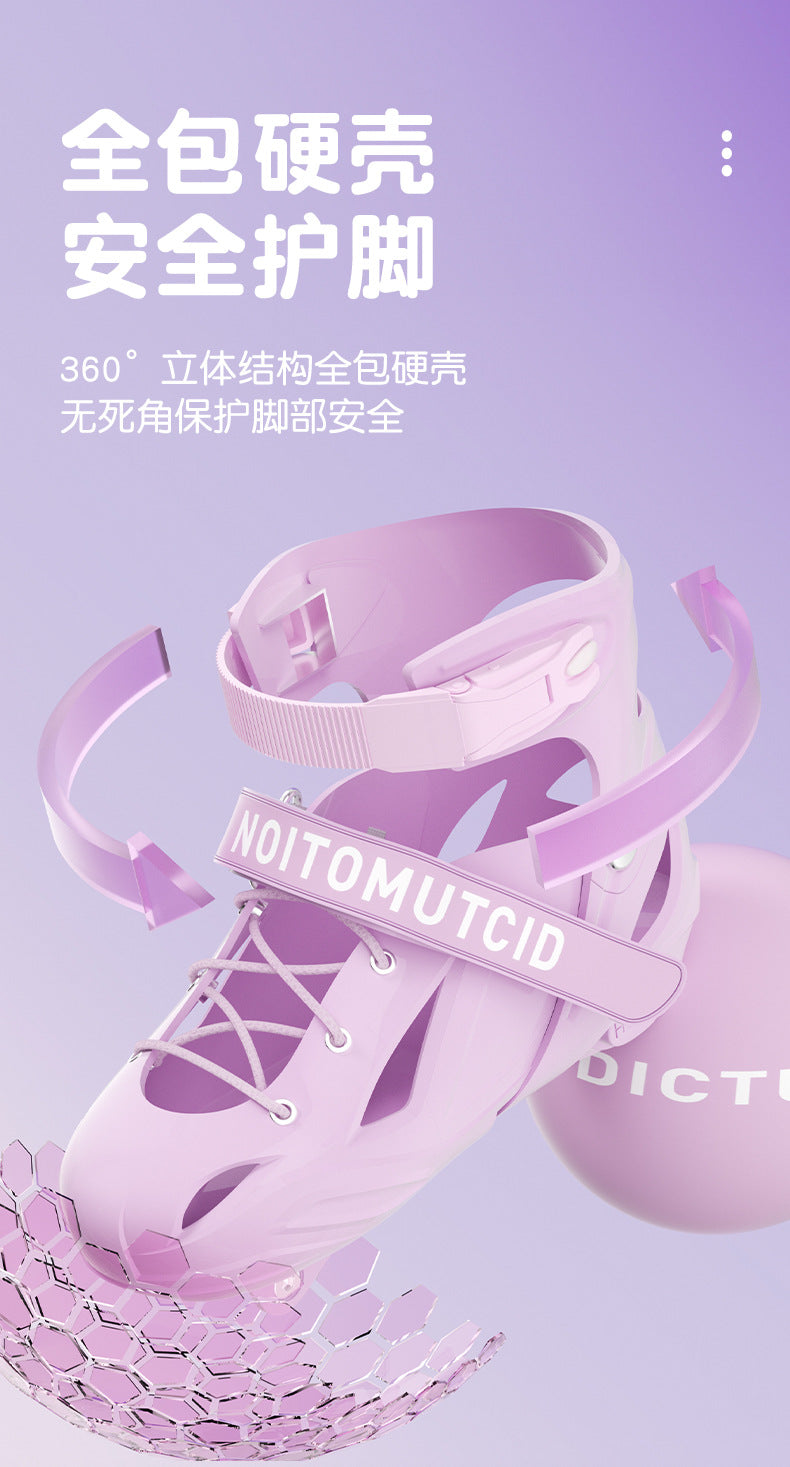 Kids Inline Skates for Beginners Adjustable Roller Blades for Boys Girls Age 6-12 Entry Level Professional Outdoor Skating Shoes