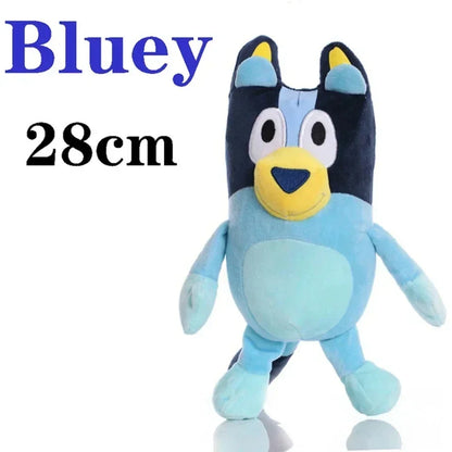 HOT SALE Bluey Dog Bingo Family Plush Toy Cartoon Dog Soft Stuffed Animals Dolls Birthday Christmas Gifts Family Blue-Y Bingo!!!