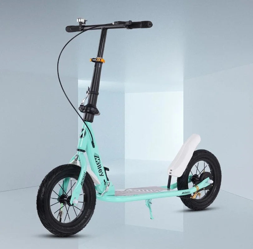 Non-Electric Folding Two-Wheeled Skateboard for Boys & Girls Children's Brake System Available in Multiple Colors
