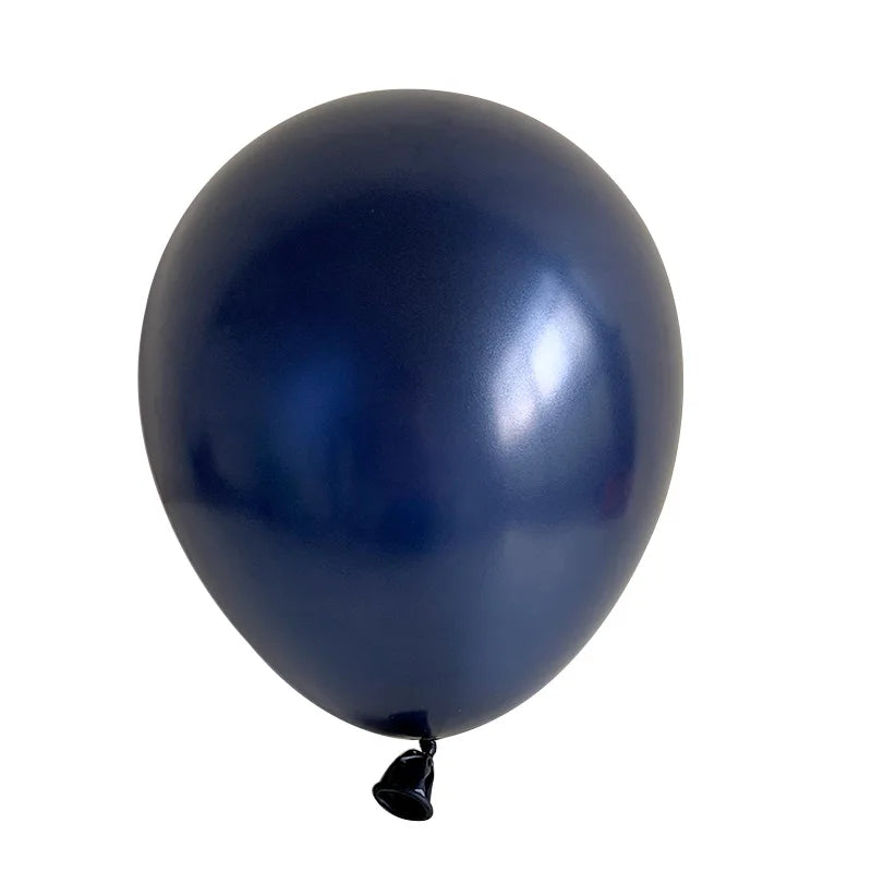 20pcs 12inch Luminous Blue Latex Balloons Dark Blue Helium Air Balloon Birthday Wedding Decoration Party Balloon Supplies