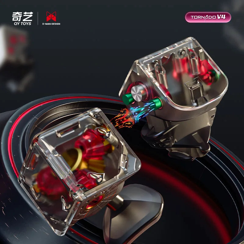 [CubeFun] QiYi XMD Tornado V4 YunLi 3x3 Flagship Version Magnetic Magic Speed Cube QiYi XMD Tornado V4M Pioneer Puzzle Toys