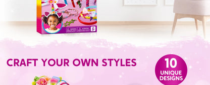 JOYFY Headband Making Kit for Girls Kids Headbands DIY Hair Accessories Make Your Own Hair Accessories for Kid Birthday Gifts