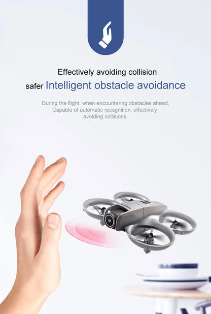 D16 Mini Drone 4k HD Camera ESC Aerial Aircraft Air Pressure Fixed Height Pocket UFO Remote Control Airplane Gift Toys for Kids