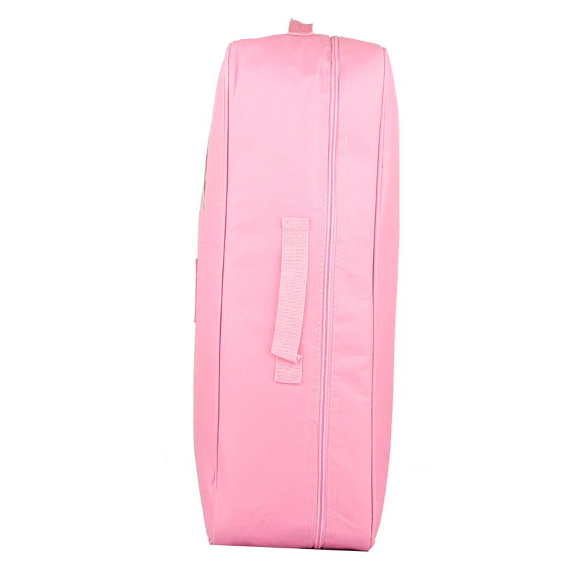 Pink Series Doll Accessories Doll Bag Box Trunk Clothes Pajamas Computer,Phone For 18 Inch American&43cm Baby New Born Girl Doll