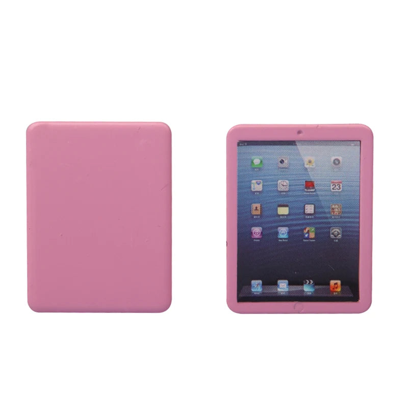 Pink Series Doll Accessories Doll Bag Box Trunk Clothes Pajamas Computer,Phone For 18 Inch American&43cm Baby New Born Girl Doll