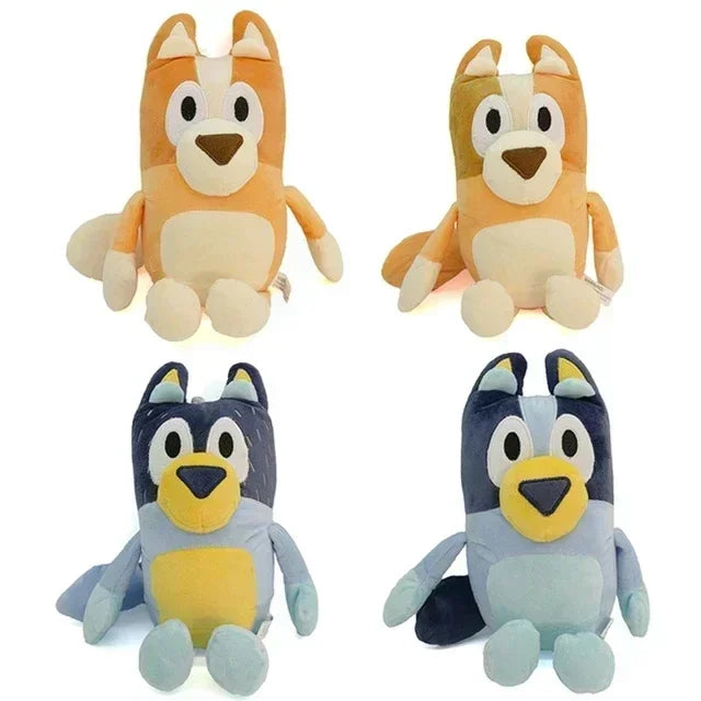 HOT SALE Bluey Dog Bingo Family Plush Toy Cartoon Dog Soft Stuffed Animals Dolls Birthday Christmas Gifts Family Blue-Y Bingo!!!