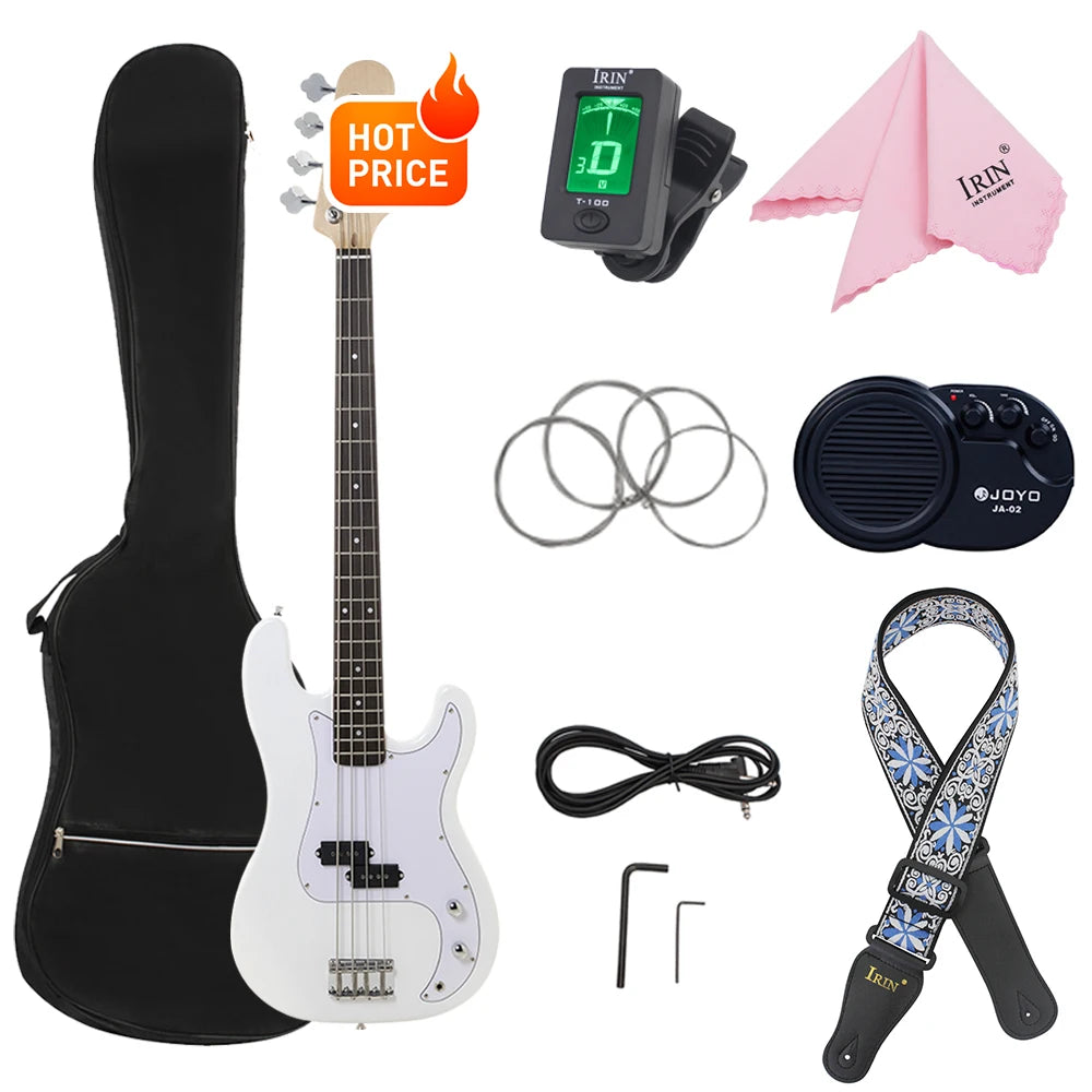 IRIN Bass Guitar 4 Strings 20 Frets Basswood Body Electric Bass Guitarra With Bag Amp Tuner Bass Guitar Parts & Accessories
