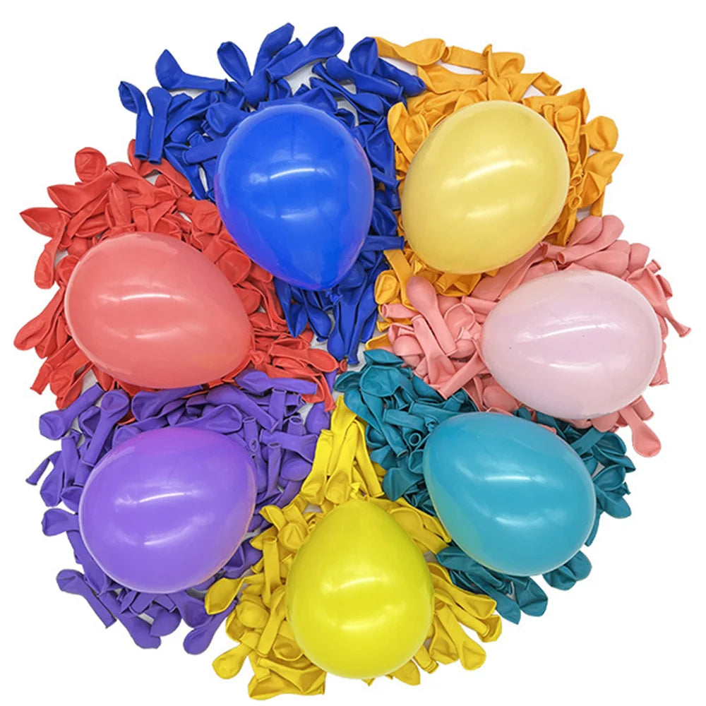 Bulk Latex Balloons 100-200pcs/Set 5 10 12 Inch Sell Light Dark Green Purple Red Black White Orange Blue Pink Ballons Decoration