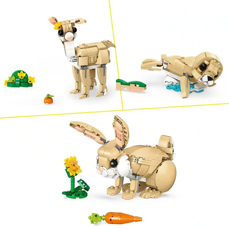 LEGO 3-in-1 Building Blocks 31162 Cute Rabbit Boys and Girls Children's Toys Birthday Gifts Decorative Ornament