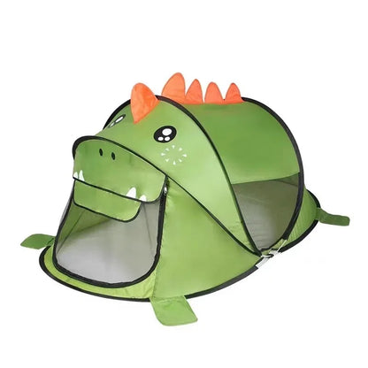 Outdoors Pop Up Toy Tent Indoor Net Baby Ball Pit Pool Dropship New Portable Tiger kids' Tent Cartoon Animal Children Play House