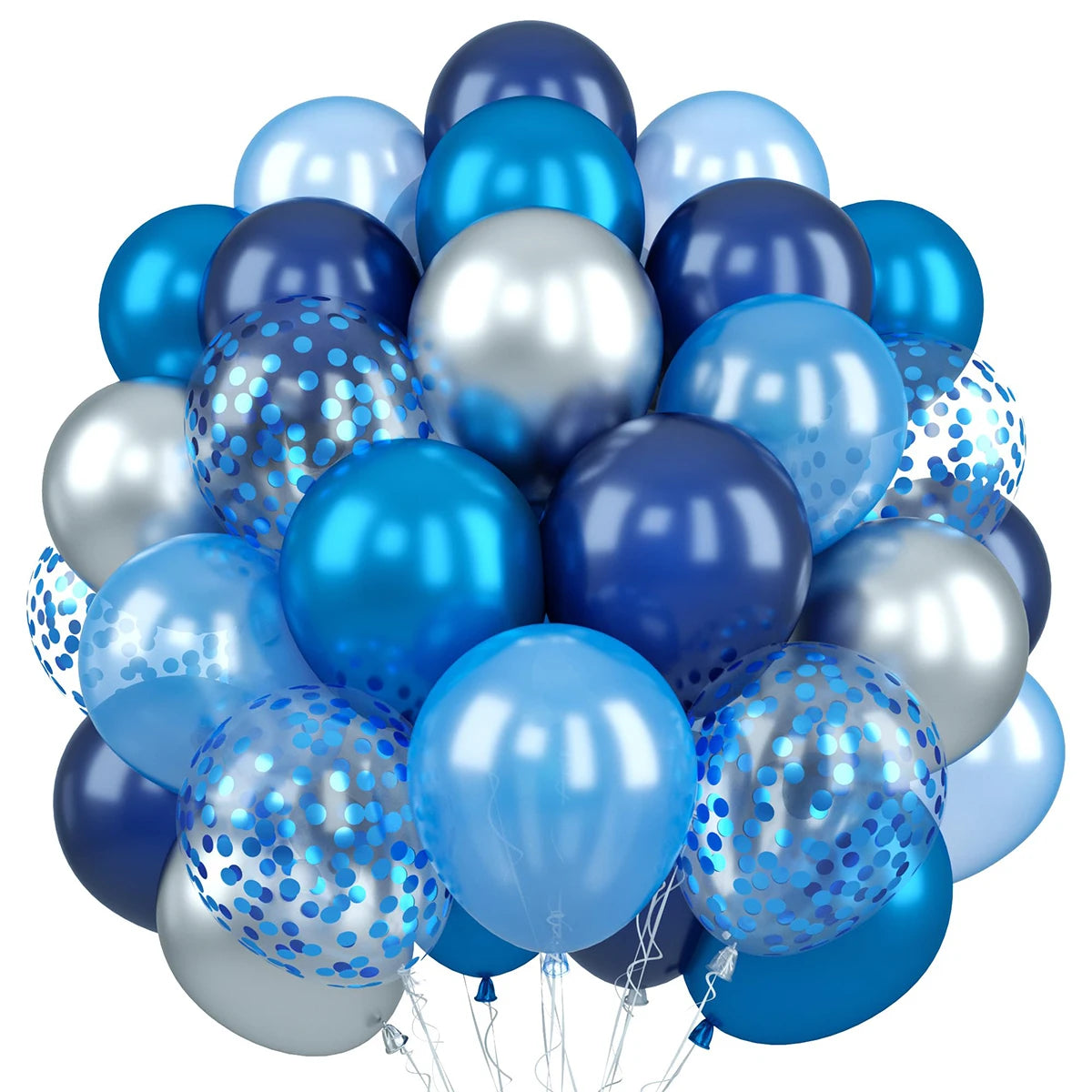 31/36/37/51/101Pcs Metallic Balloons Pearl Latex Balloon Gold Confetti Balloons for Birthday Weddings Baby Shower Party Decor