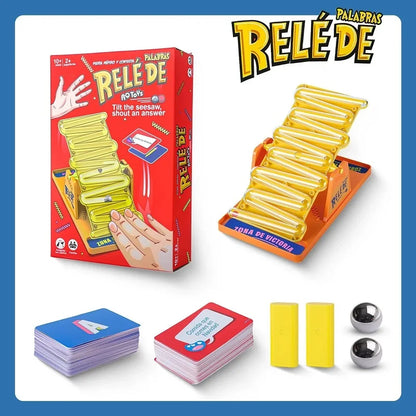 New Board Game Tilt n Shout Swinging^& Stilt Multiplayer Battle/ Answering Interactive Table Game~ Family Party Board Toy!!!