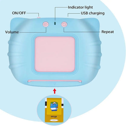 Educational Learning Talking Flash Cards Kindergarten Kids English Language Electronic Audio Book Learn English Words Toys
