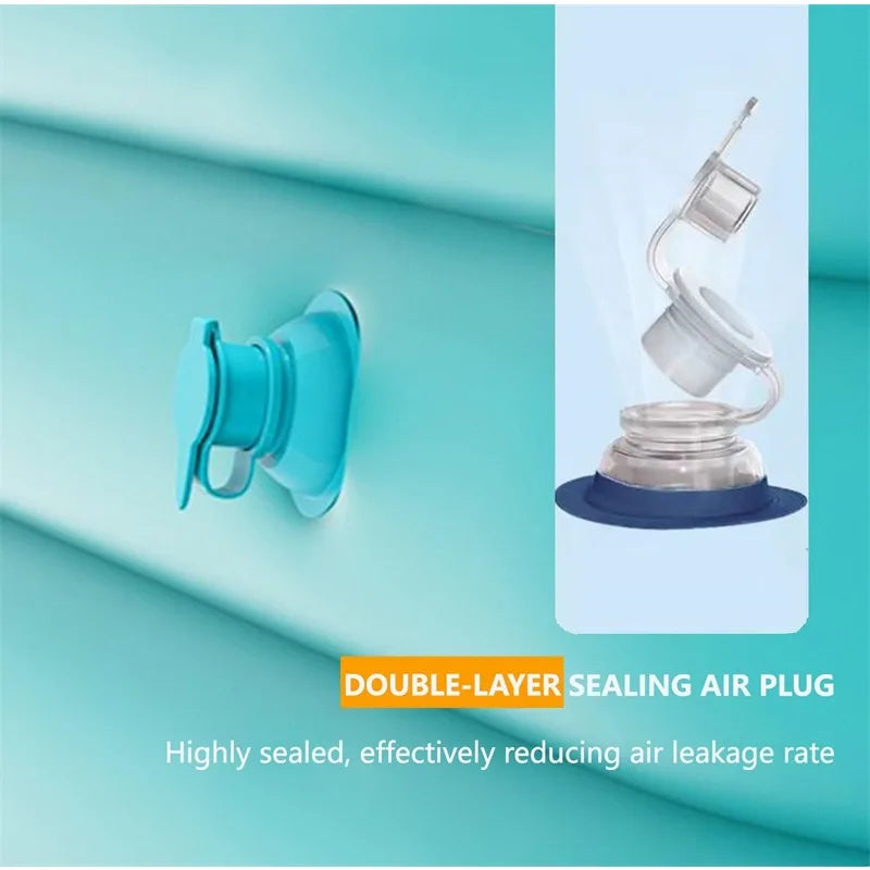 Inflatable Pool for Outdoor Water Parties Adult & Children's Swimming Pool, Rectangular Foldable Pool for Backyard Entertainment