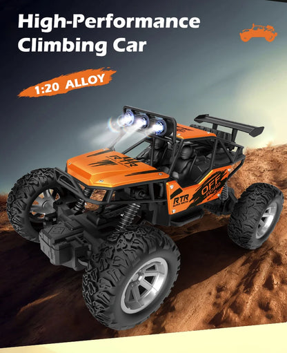 1: 20 Off road Remote Control Car Alloy Climbing Mountain Off road Toy Remote Control Car Children's Holiday Gift Box Set