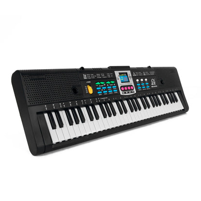 61 Keys Digital Music Electronic Keyboard Kids Multifunctional Electric Piano for Piano Student with Microphone Function 2024