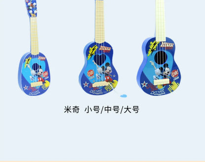 Disney Frozen 2 Children Musical Toys Ukulele Guitar Toys for ChildrenAnime FigureElsa Frozen Moedel Kawaii Cartoon Toys for Kid