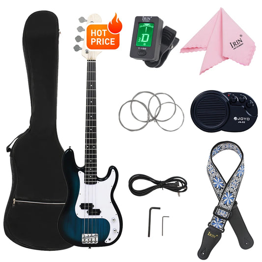 IRIN Bass Guitar 4 Strings 20 Frets Basswood Body Electric Bass Guitarra With Bag Amp Tuner Bass Guitar Parts & Accessories
