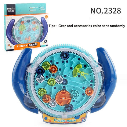 3D Creative Puzzle Maze Magic Transparent Puzzle Speed Cube Rolling Ball Magic UFO Maze Toys For Children Stress Reliever Toys