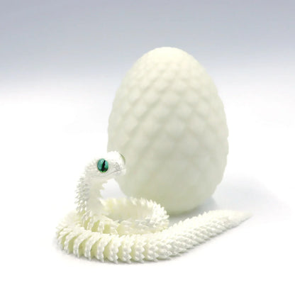 3D Print Cool Snake Dragon Egg Multi-joint Novel Easter Hot Sale Gifts Decompression Children's Toys Desktop Decorations Printed