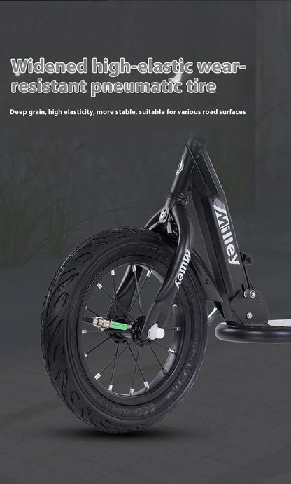 Non-Electric Folding Two-Wheeled Skateboard for Boys & Girls Children's Brake System Available in Multiple Colors
