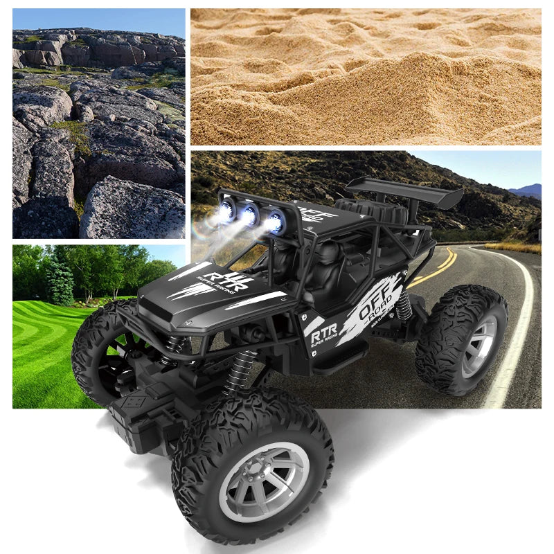 1: 20 Off road Remote Control Car Alloy Climbing Mountain Off road Toy Remote Control Car Children's Holiday Gift Box Set