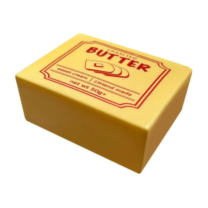 Squishy Simulated Butter Block Squeeze Toy Soft Stress Relief Slow Rising Sensory Fidget Toy Gifts for Anxiety ADHD Autism Kids