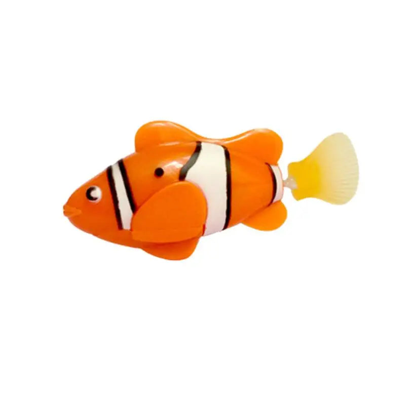 5 Pcs / Set Robot Electronic Fish Swim Toy Battery Included Robotic Pet for Kids Bath Toy Fishing Decorating Act Like Real Fish
