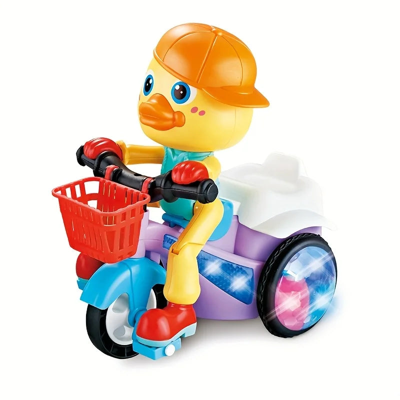 Electric Dancing Motorcycle Stunt Rotation Music Lights Toy for Kids Creative Birthday Gift