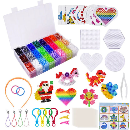 20colours/box Yantjouet 5mm Mini Beads Set 2000pcs DIY Hama Beads Iron Beads High Quality Gift