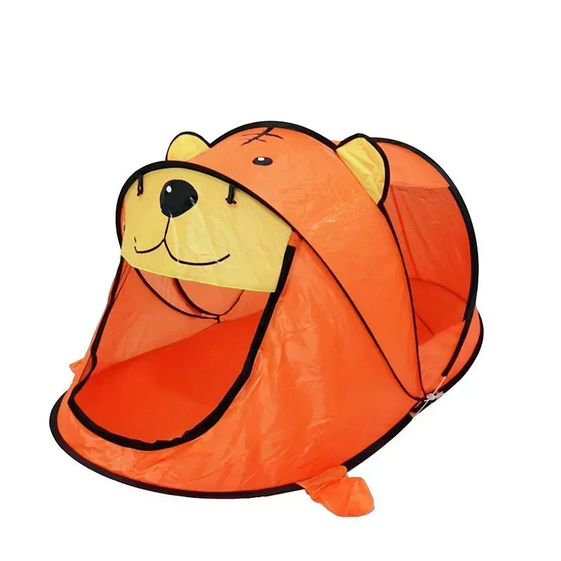 Outdoors Pop Up Toy Tent Indoor Net Baby Ball Pit Pool Dropship New Portable Tiger kids' Tent Cartoon Animal Children Play House