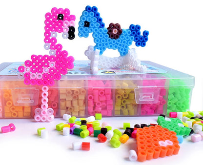 20colours/box Yantjouet 5mm Mini Beads Set 2000pcs DIY Hama Beads Iron Beads High Quality Gift