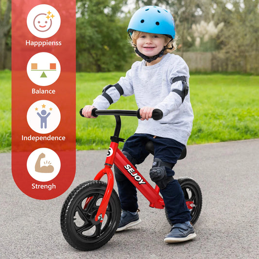 Balance Bike,Lightweight Toddler Bike for 3-6 Year Old Boys,No Pedal Bikes for Kids with Adjustable Handlebar&seat Birthday Gift