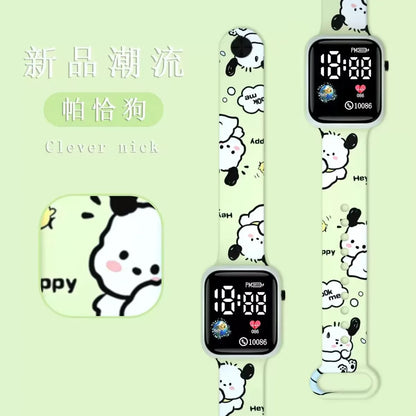 New Stitch Children Watches Girls Children's electronic watch Hello Kitty digital watch Women's children's watch