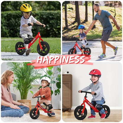 Balance Bike,Lightweight Toddler Bike for 3-6 Year Old Boys,No Pedal Bikes for Kids with Adjustable Handlebar&seat Birthday Gift
