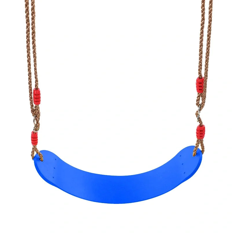 1pc Swing Gymnastic Ring Rope Soft Board Swing Children's Plastic Chain Skateboard Amusement par Swing Outdoor Children's Swing