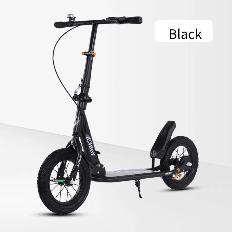 Non-Electric Folding Two-Wheeled Skateboard for Boys & Girls Children's Brake System Available in Multiple Colors