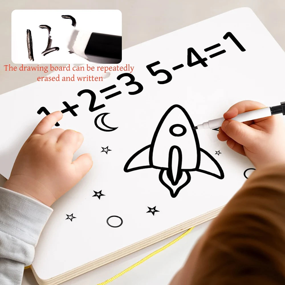 Magnetic Color and Number Maze Montessori Dinosaur Counting Matching Learning Puzzle Board Toddler Fine Motor Skills Travel Toys