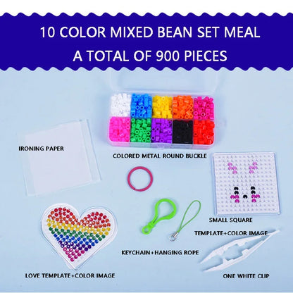 20colours/box Yantjouet 5mm Mini Beads Set 2000pcs DIY Hama Beads Iron Beads High Quality Gift