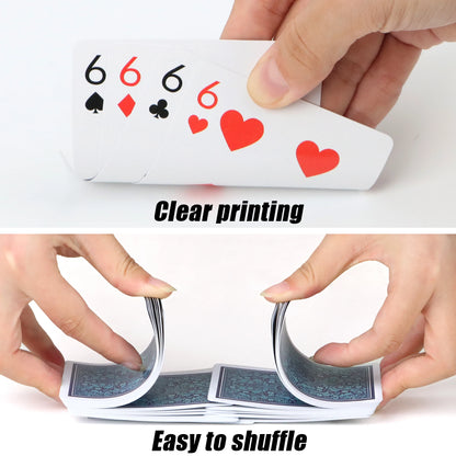 2Pack Professional Standard Poker Cards for Adults - Easy-Shuffle Smooth Deck, Boxed Card Game for Blackjack, Hold'em,Card Games