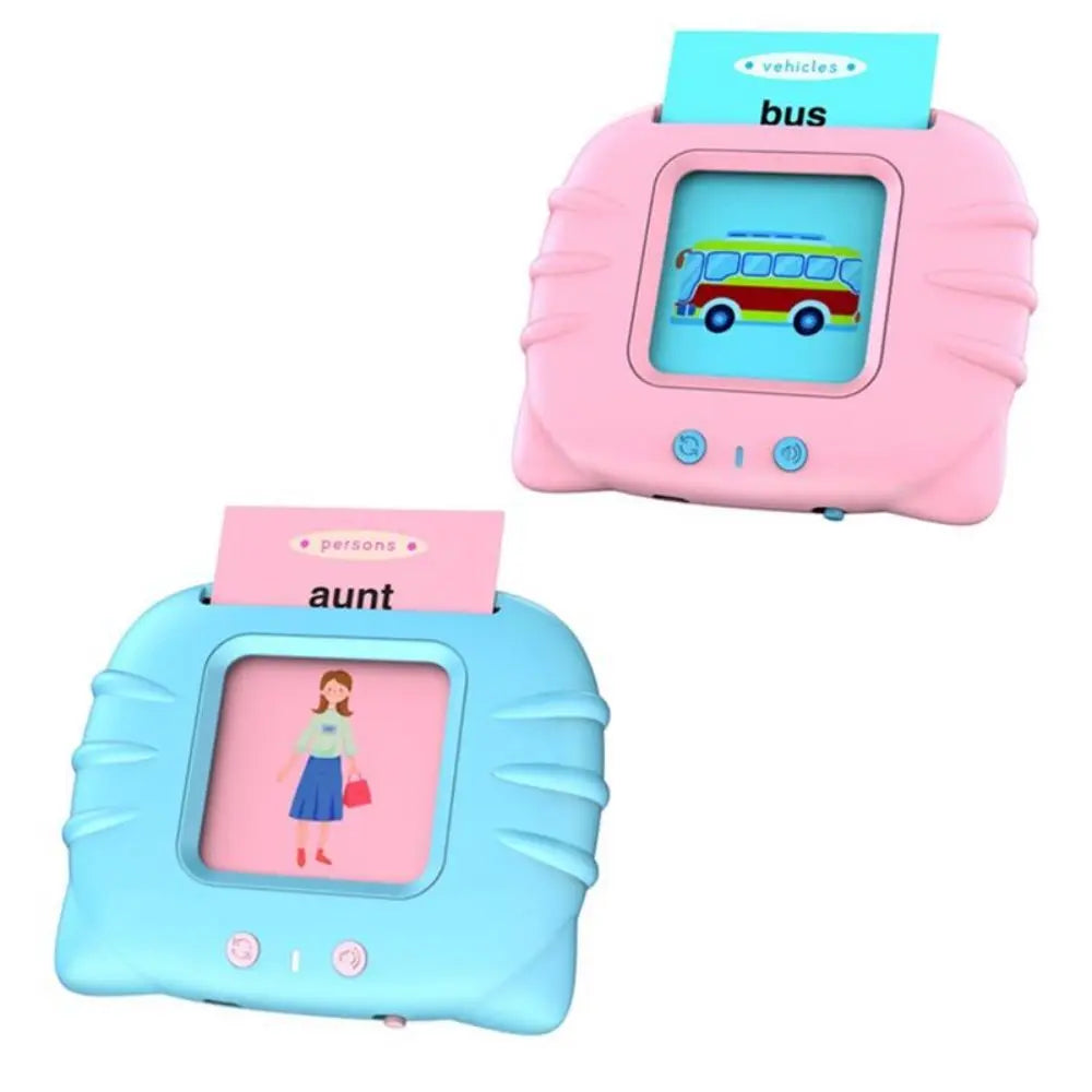 Educational Learning Talking Flash Cards Kindergarten Kids English Language Electronic Audio Book Learn English Words Toys