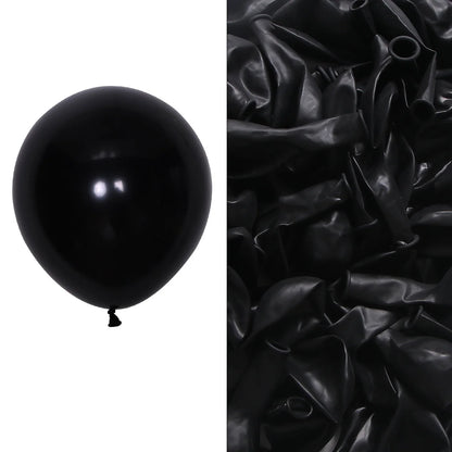 Bulk Latex Balloons 100-200pcs/Set 5 10 12 Inch Sell Light Dark Green Purple Red Black White Orange Blue Pink Ballons Decoration