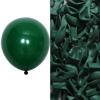 Bulk Latex Balloons 100-200pcs/Set 5 10 12 Inch Sell Light Dark Green Purple Red Black White Orange Blue Pink Ballons Decoration