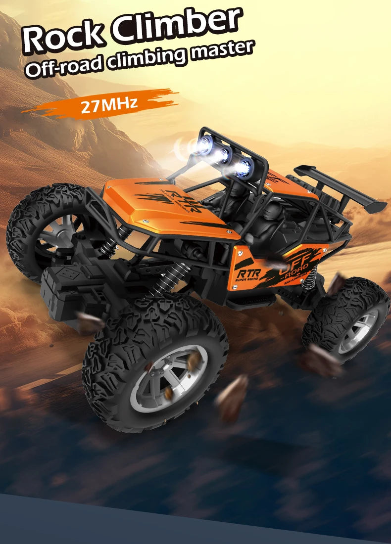 1: 20 Off road Remote Control Car Alloy Climbing Mountain Off road Toy Remote Control Car Children's Holiday Gift Box Set